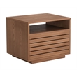 Slit Nightstand Walnut
