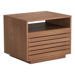 Slit Nightstand Walnut