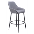 Vila Barstool (Set of 2) Gray