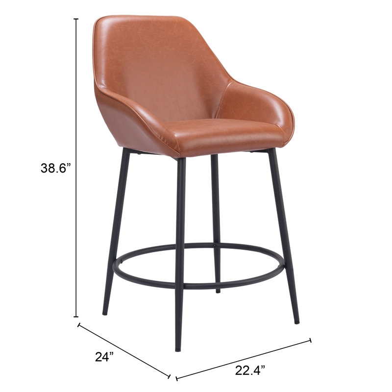 Vila Counter Stool (Set of 2) Brown