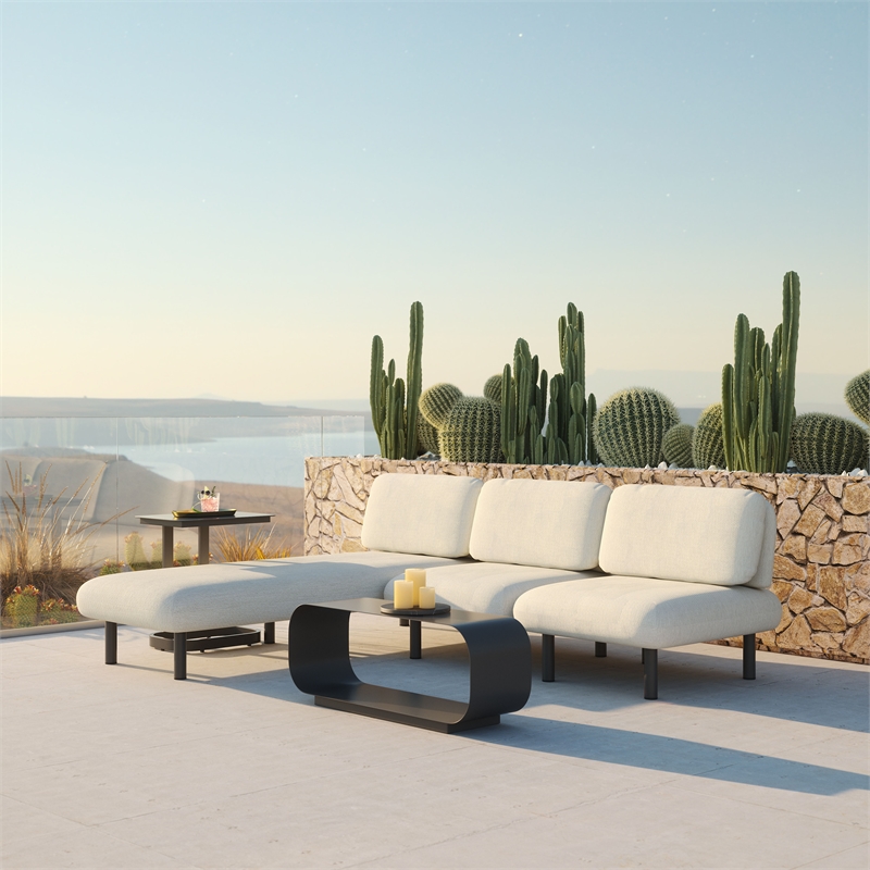 Aperto Chaise Beige Indoor