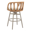 ZUO Safal Powder Coated Aluminum Swivel Barstool in Multi-Color