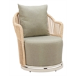ZUO Lanai Swivel Chair with Removable/Washable Cushion Cover in Multi-Color