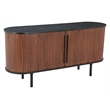 Koriana Sideboard Black & Walnut