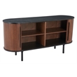 Koriana Sideboard Black & Walnut