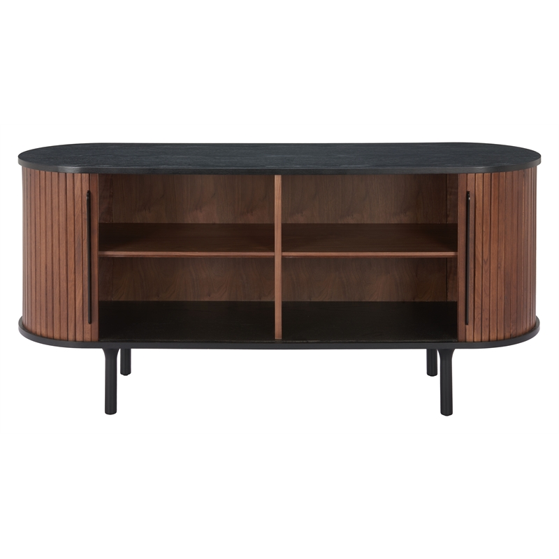 Koriana Sideboard Black & Walnut