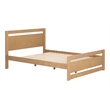ZUO Repos Engineered Wood and Plywood Queen Bed in Brown
