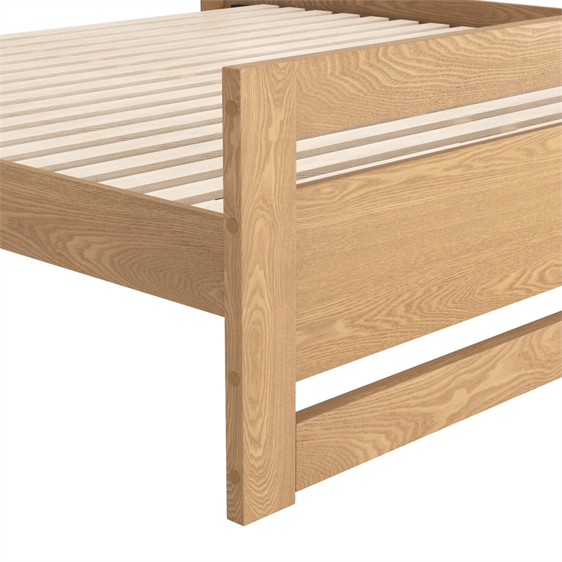 ZUO Repos Engineered Wood and Plywood Queen Bed in Brown