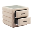 Soffice Nightstand Beige