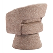 Liva Swivel Chair Frosty Brown