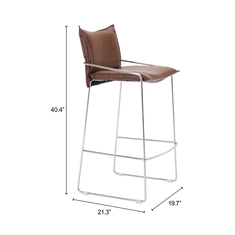 Pola Barstool Brown Indoor