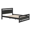ZUO Repos Engineered Wood and Plywood Queen Bed in Black