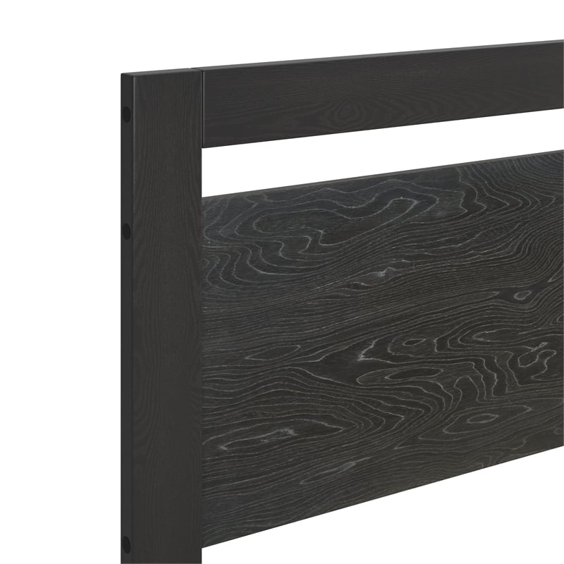ZUO Repos Engineered Wood and Plywood Queen Bed in Black