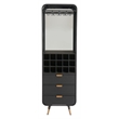 Magara Bar Cabinet Black