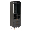 Magara Bar Cabinet Black