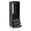 Magara Bar Cabinet Black