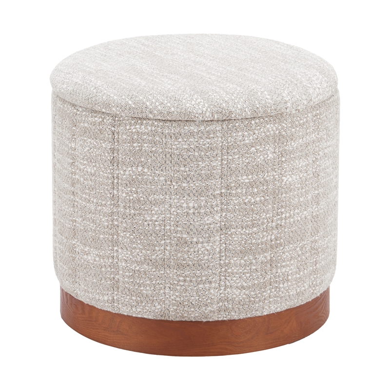 Fije Storage Ottoman Gray