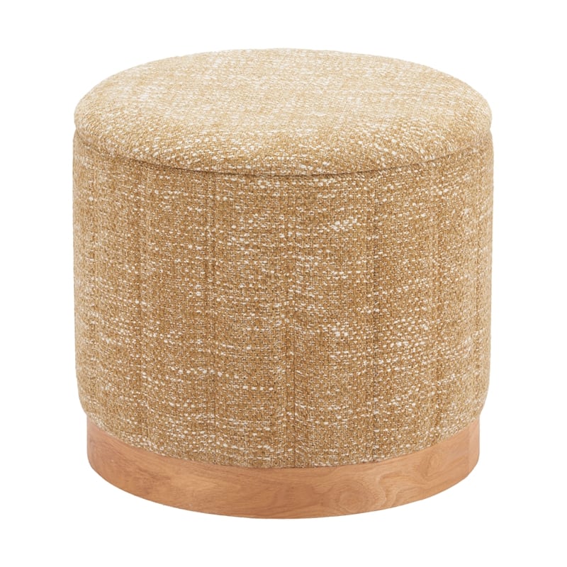 Fije Storage Ottoman Oat Yellow