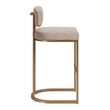 Velar Barstool (Set of 2) Beige