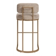 Velar Barstool (Set of 2) Beige