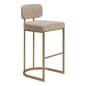 Velar Barstool (Set of 2) Beige