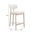 Aurea Counter Stool (Set of 2) Light Gray