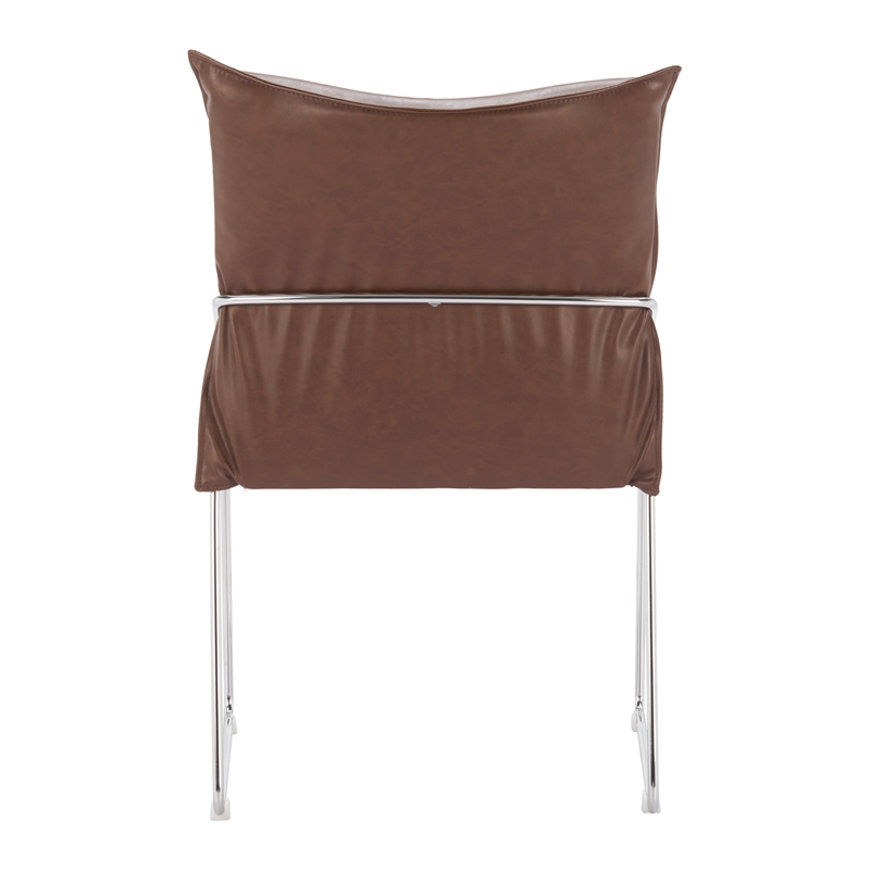 Pola Dining Chair (Set of 2) Brown