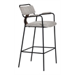 Couva Barstool (Set of 2) Gray Tweed
