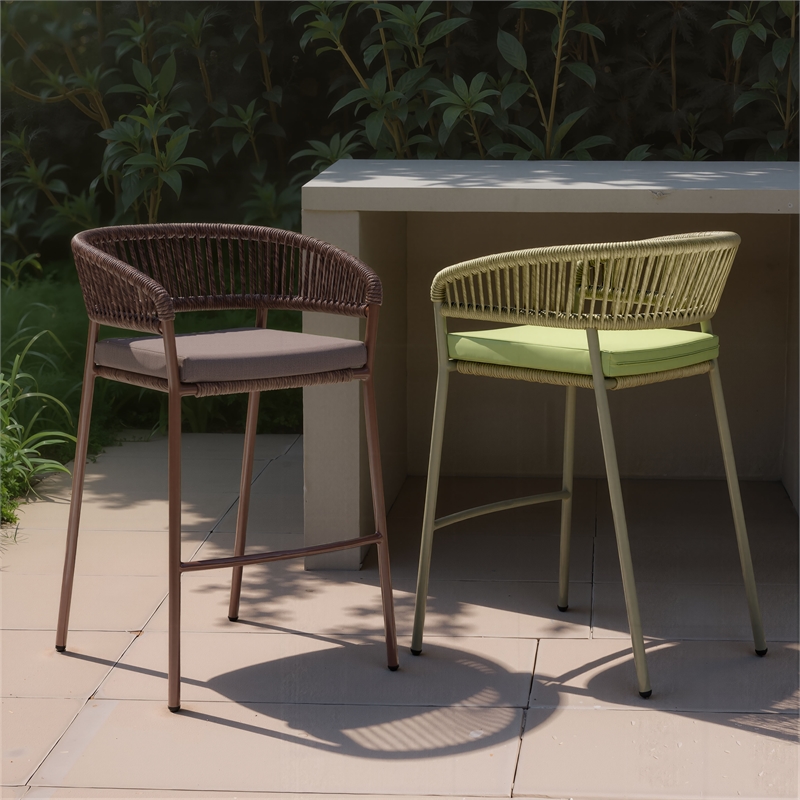 Skye Barstool (Set of 2) Brown