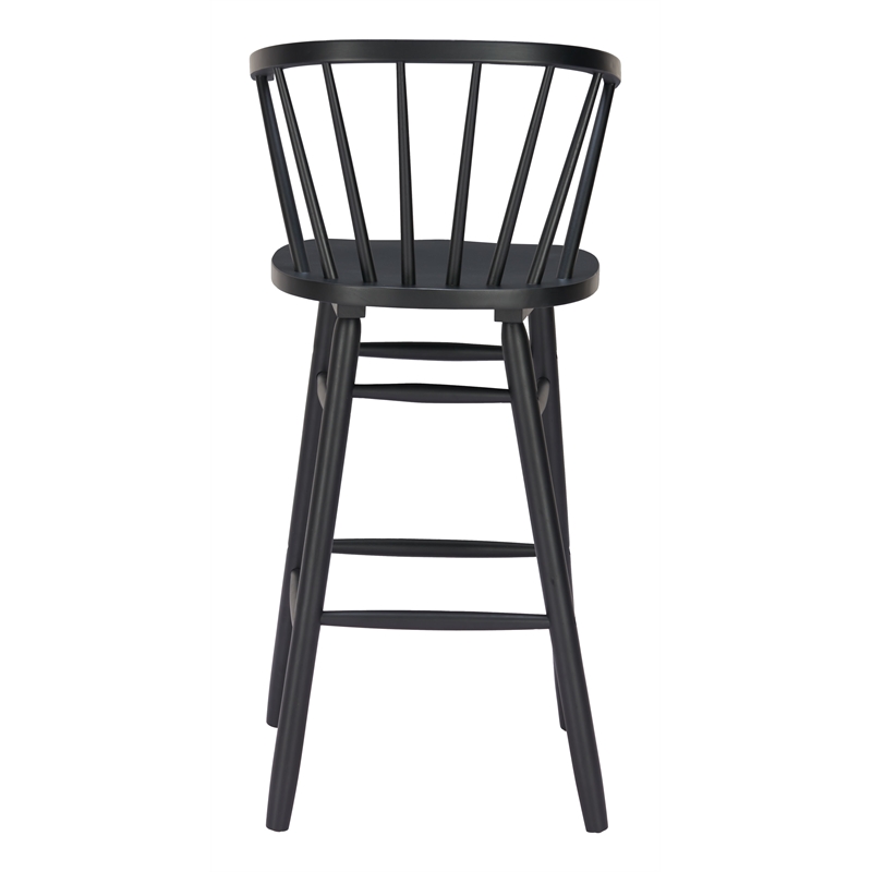 Stenger Barstool (Set of 2) Black