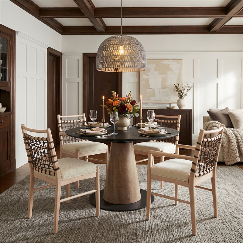 Wezly Dining Chair (Set of 2) Ivory