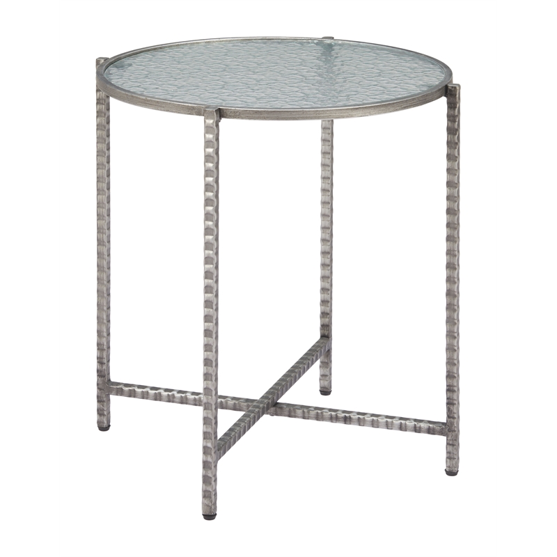 Vetro Side Table Silver