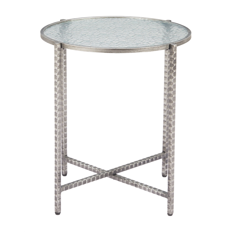 Vetro Side Table Silver
