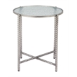 Vetro Side Table Silver