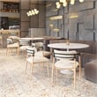 Equinox Dining Chair Oyster Gray & Natural