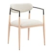 Equinox Dining Chair Oyster Gray & Natural