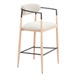 Equinox Barstool Oyster Gray & Natural