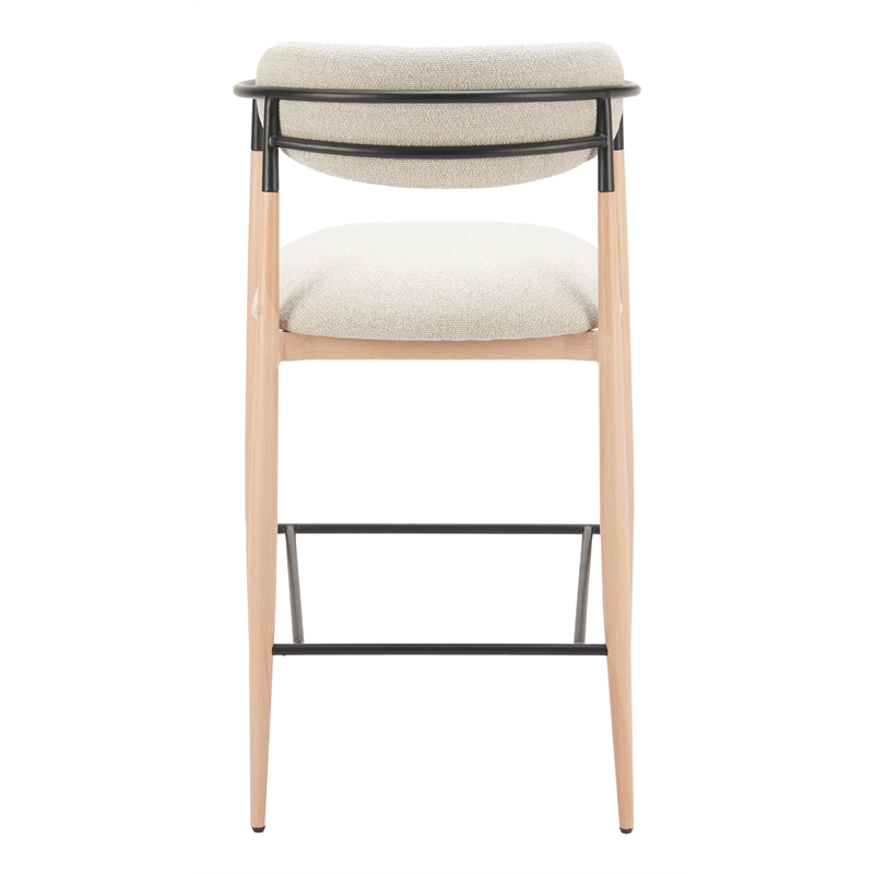 Equinox Barstool Oyster Gray & Natural