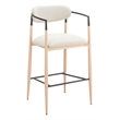 Equinox Barstool Oyster Gray & Natural