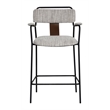 Couva Counter Stool (Set of 2) Gray Tweed