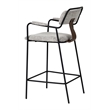 Couva Counter Stool (Set of 2) Gray Tweed