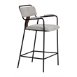 Couva Counter Stool (Set of 2) Gray Tweed