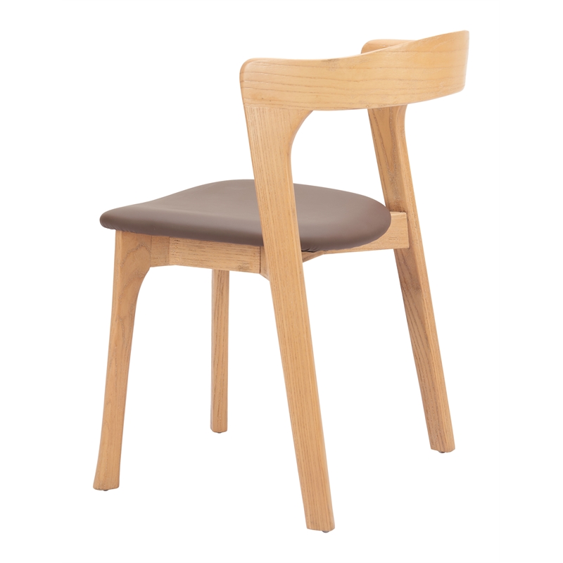 Pioro Dining Chair (Set of 2) Brown & Natural