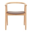 Peker Dining Chair (Set of 2) Brown & Natural