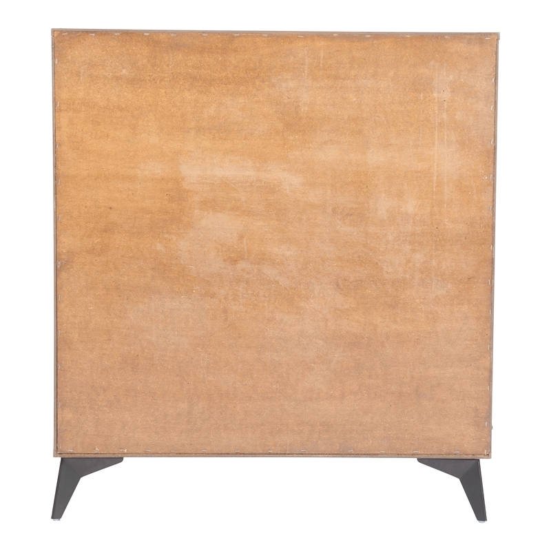 Zarif Chest Black & Walnut