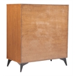 Zarif Chest Black & Walnut