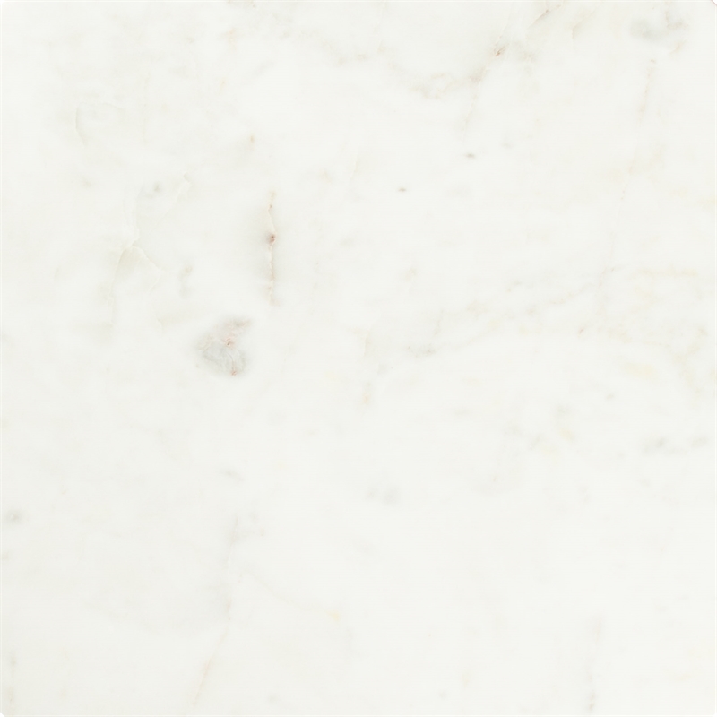 ZUO Tova Round Marble Top Side Table in Multi-Color