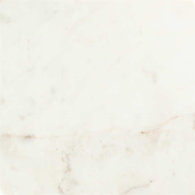 ZUO Elyn Round Marble Top Side Table in Multi-Color