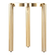 Noan Side Table White & Gold