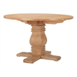 ZUO Tabi Solid Elm Wood Round Dining Table in Brown